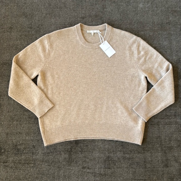 NakedCashmere Sweaters - NAKED Cashmere KAIA Crewneck Cashmere Sweater FLAX Oatmeal NakedCashmere - M